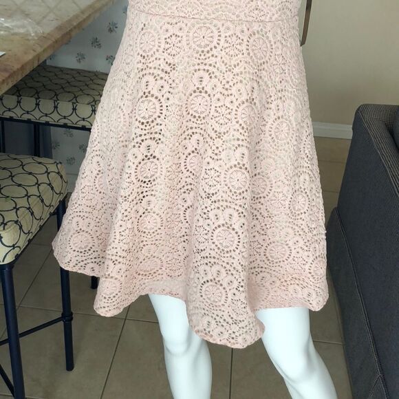 Sequin Hearts Pink Mini Dress Size 3 - Picture 4 of 13